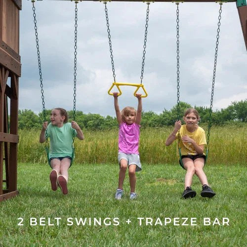 Backyard Discovery Skyfort III Swing Set