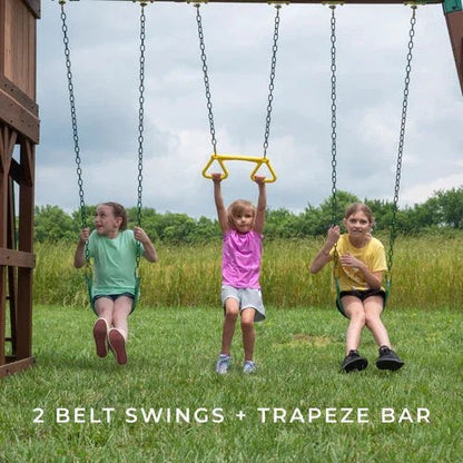 Backyard Discovery Skyfort III Swing Set