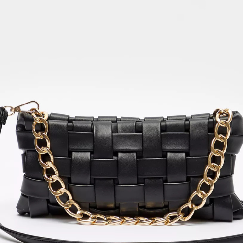 Black shoulder bag