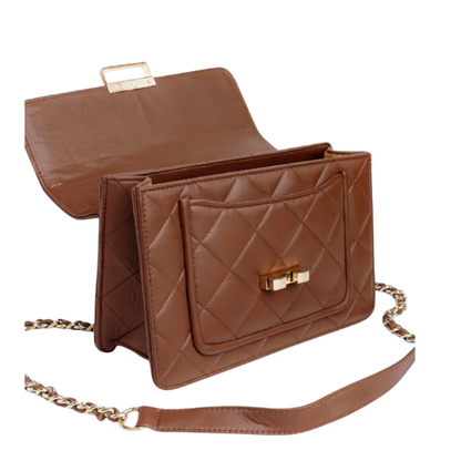 Brown craft bag