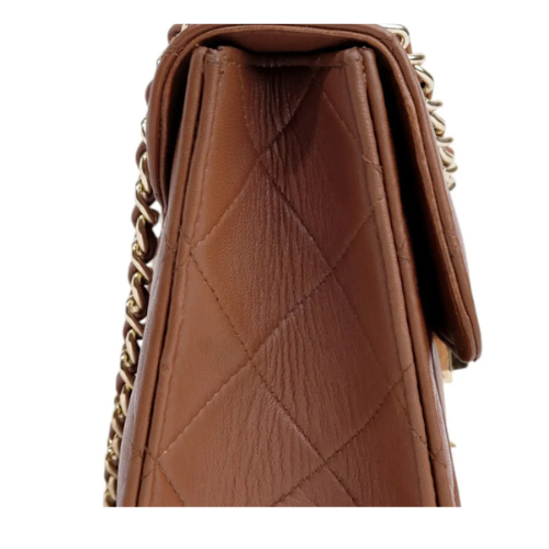 Brown craft bag