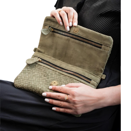 Beige dark bag
