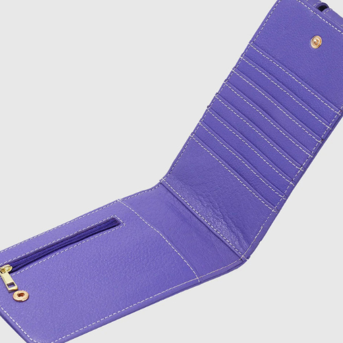 Purple crossbody bag