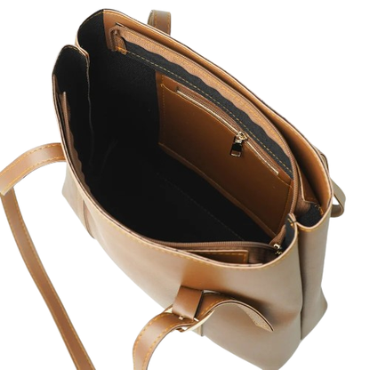 Ample Hand Bag Brown