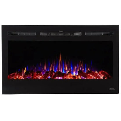 Touchstone Sideline 36-inch Electric Fireplaces.