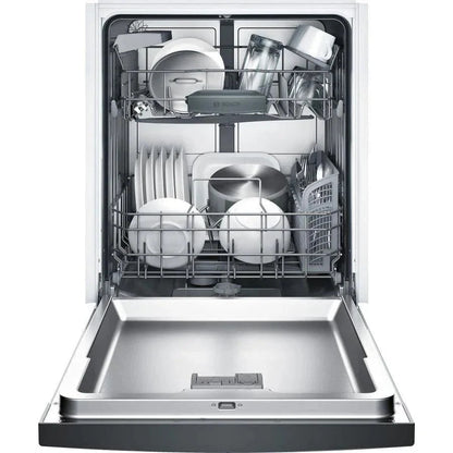 Bosch 100 Series PureDry 50-Decibel Front Control 24-in Built-In Dishwashers (Fingerprint-Resistant Stainless Steel) ENERGY STAR