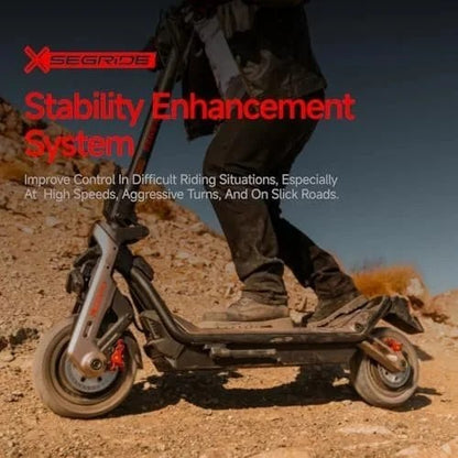 Segway SuperScooter GT3, 31 MPH w/ 45-Mile Long Range, 2400W Peak Motor, Dual Hydraulic Suspension, Self-Sealing Tires, Flash Charging Electrics Scooters for Adults, UL 2272/2271 Certified, Gen3