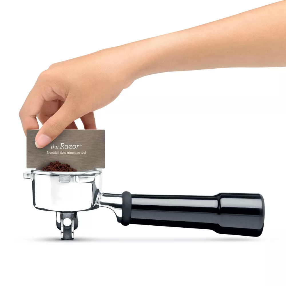 Breville Stainless Steel Barista Express Espresso Machine Light Silver BES870XL: 15 Bars Pressure, Milk Frother, Grinder image 4