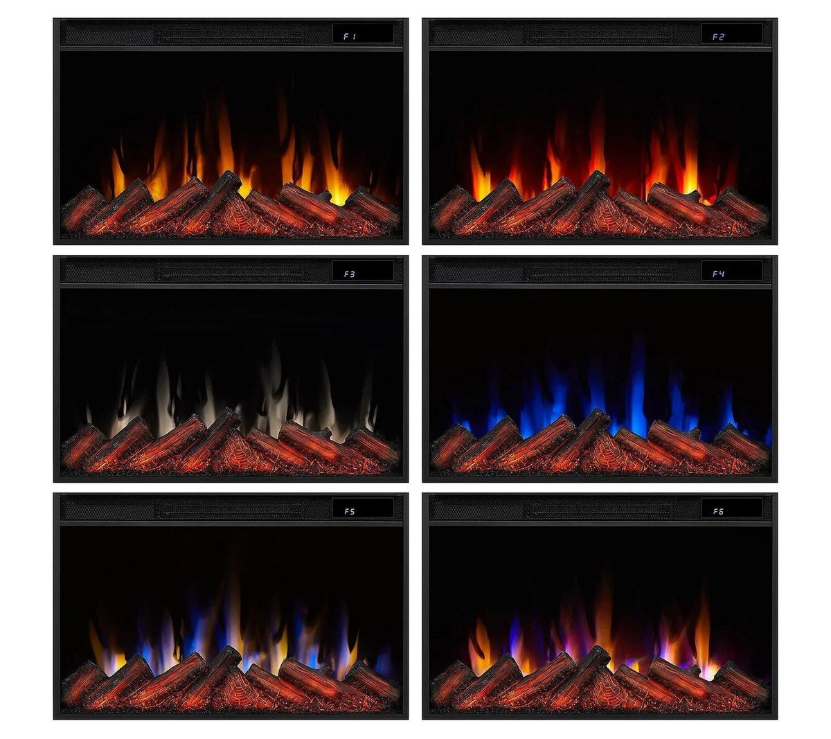 Real Flame Marshall 49″ Slim Electric Fireplaces.