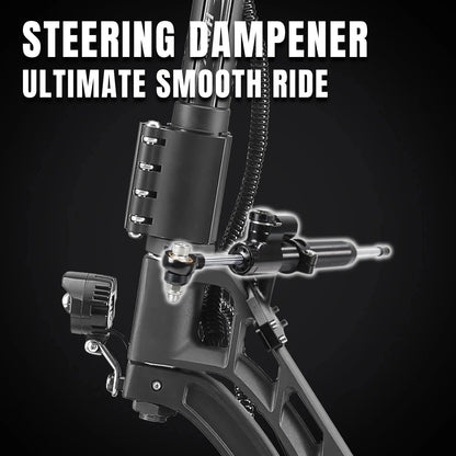 M YUME SCOOTER Hawk Dual Motor Electrics Scooters for Adults 2400W 43MPH 43Miles Long Rang E-Scooters