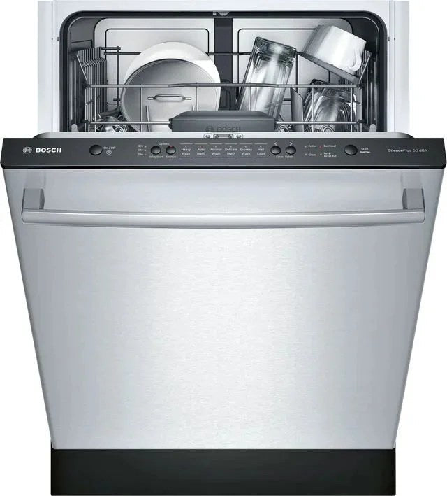 Bosch® Ascenta® Series 24″ Stainless Steels Built In Dishwashers