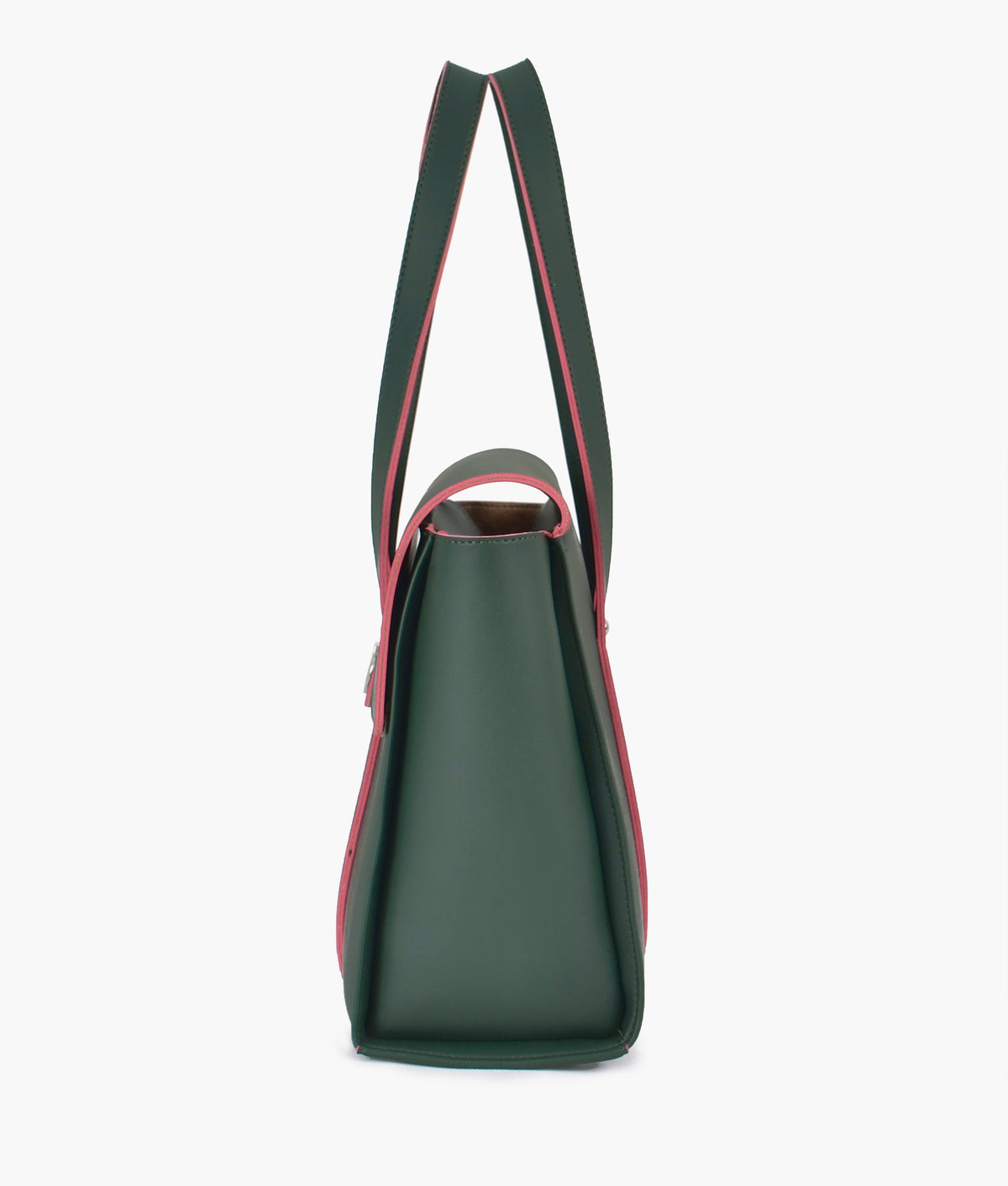 Army green color carry-all satchel bag