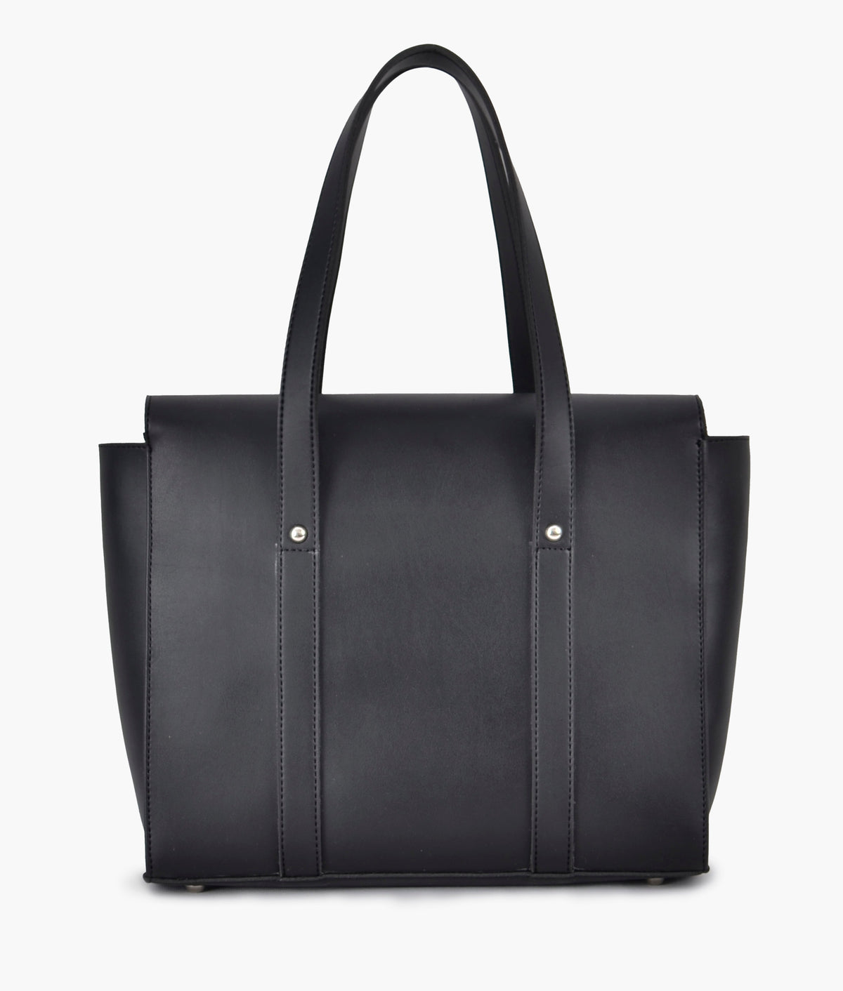 Black carry-all satchel bag  for women
