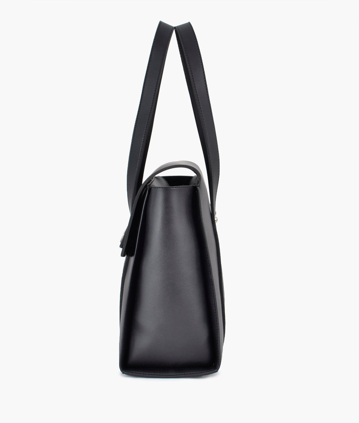 Black carry-all satchel bag  for women