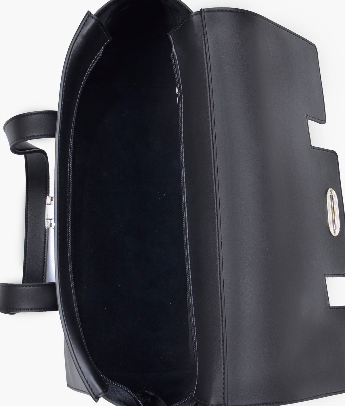 Black carry-all satchel bag  for women