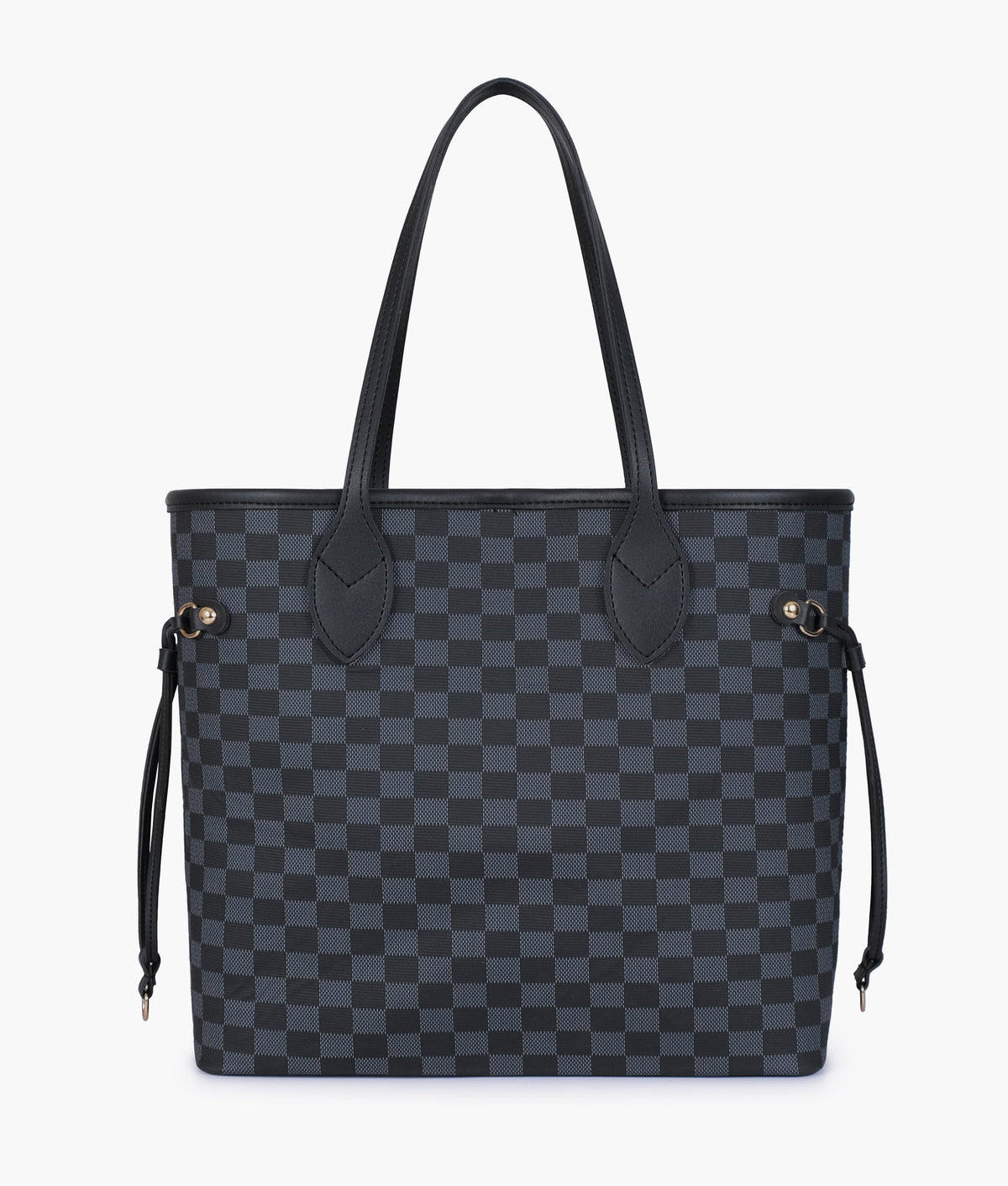 Black checkered neverfull  bag