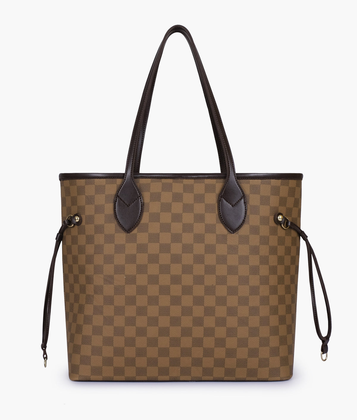 Brown neverfull tote bag