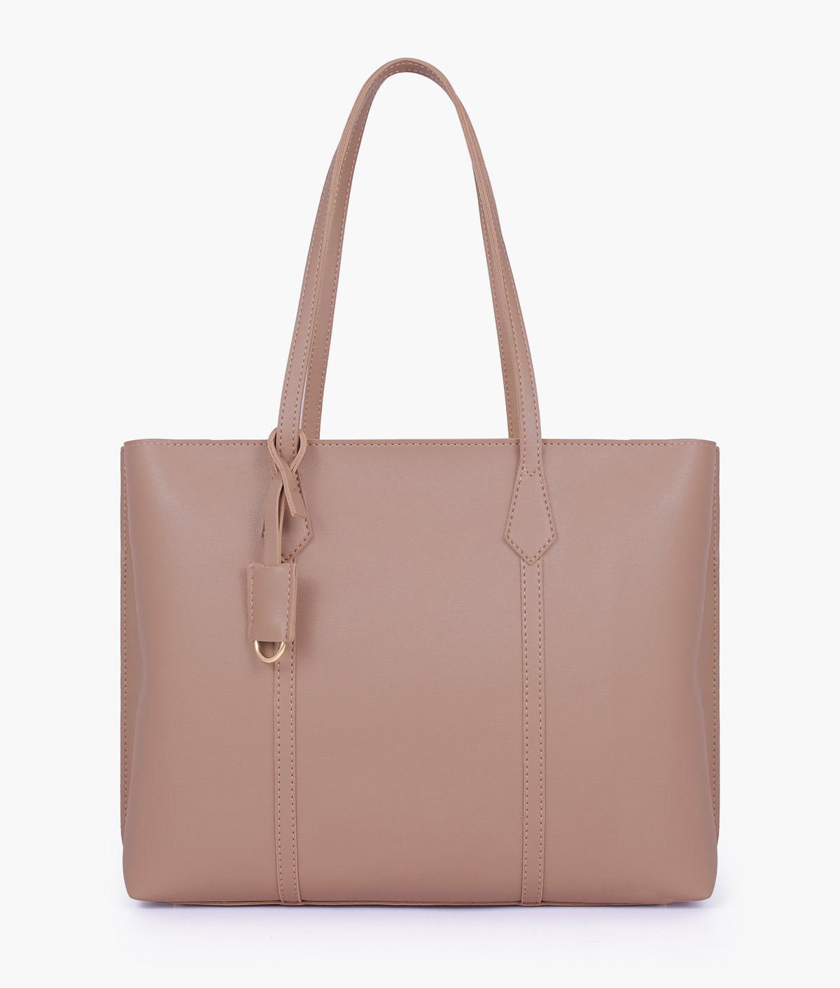 Brown luxe everyday tote for women