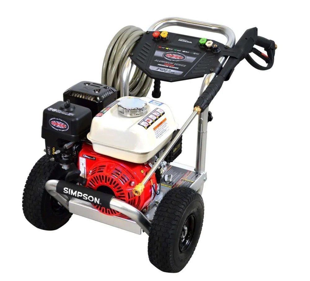 Simpson ALH3425 Aluminum 3600 PSI 2.5 GPM Honda GX200 Gas Pressure Washer 60689