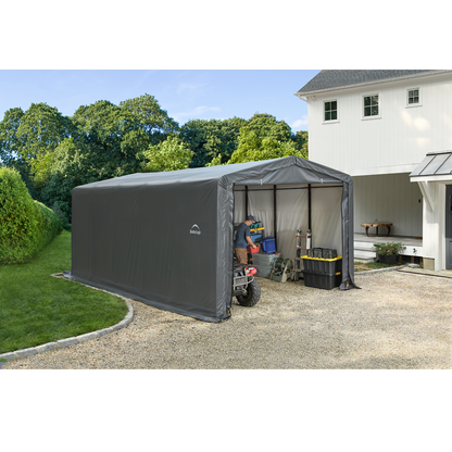 ShelterTube Wind and Snow-Load Rated Garage 10x14x8 Tan image 6