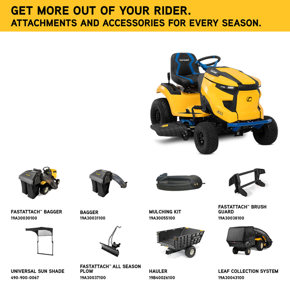 Cub Cadet XT1 LT42E 42-Inch Electric Lawn Tractor image 9