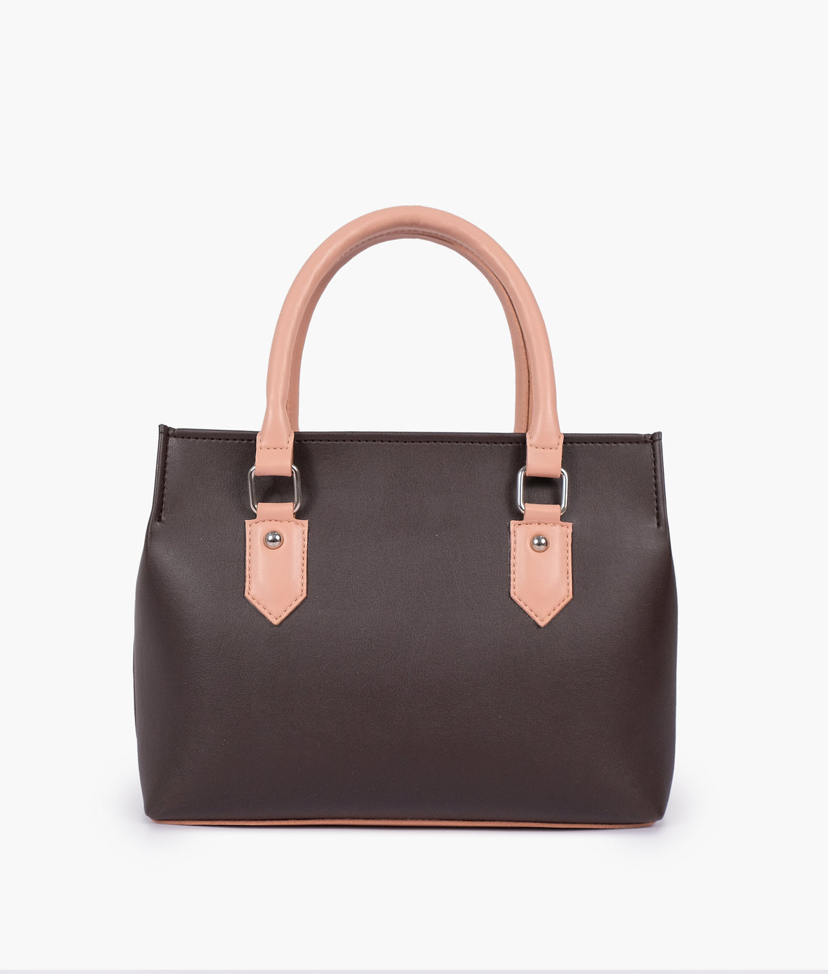 Dark brown color small satchel bag
