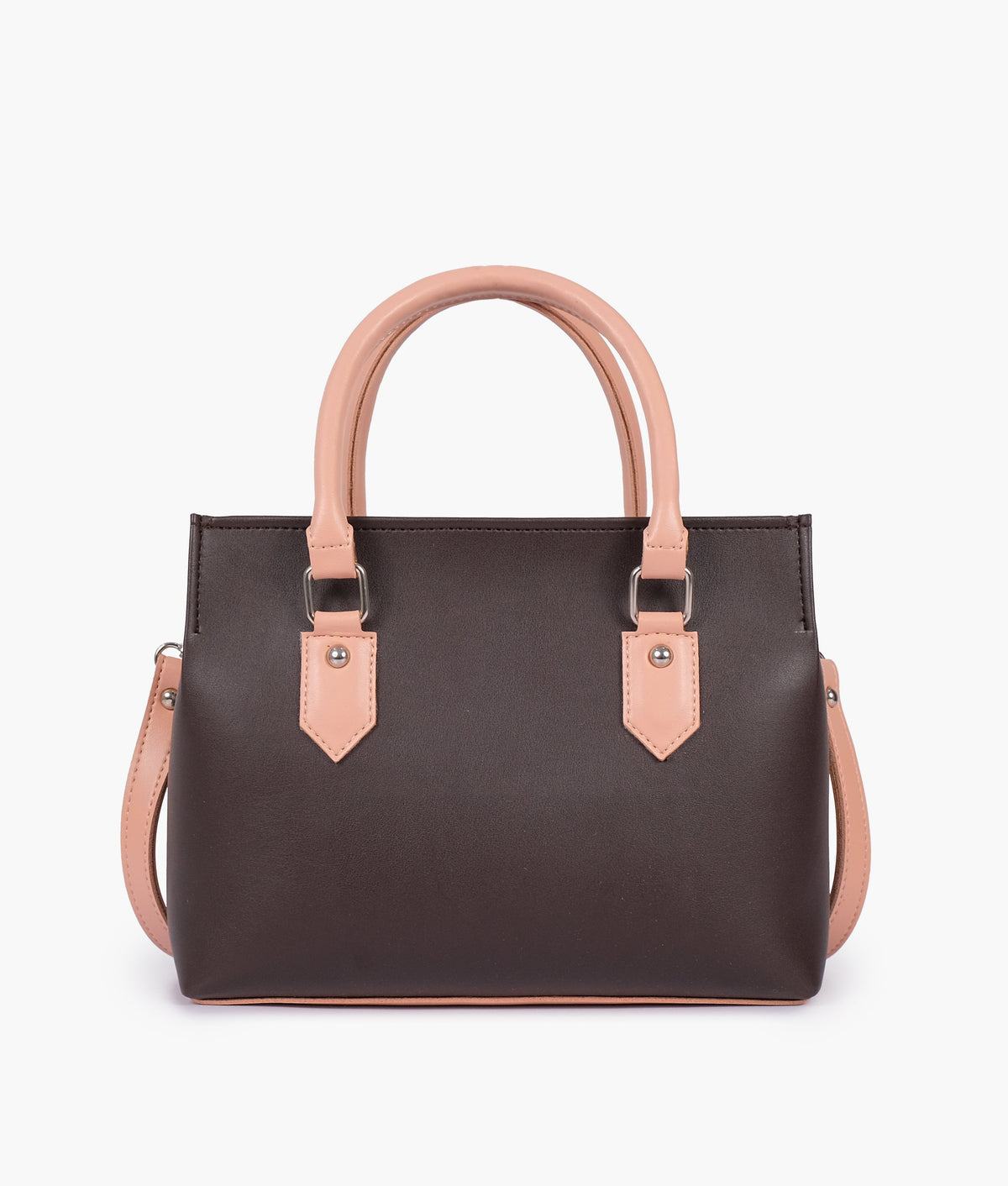 Dark brown color small satchel bag
