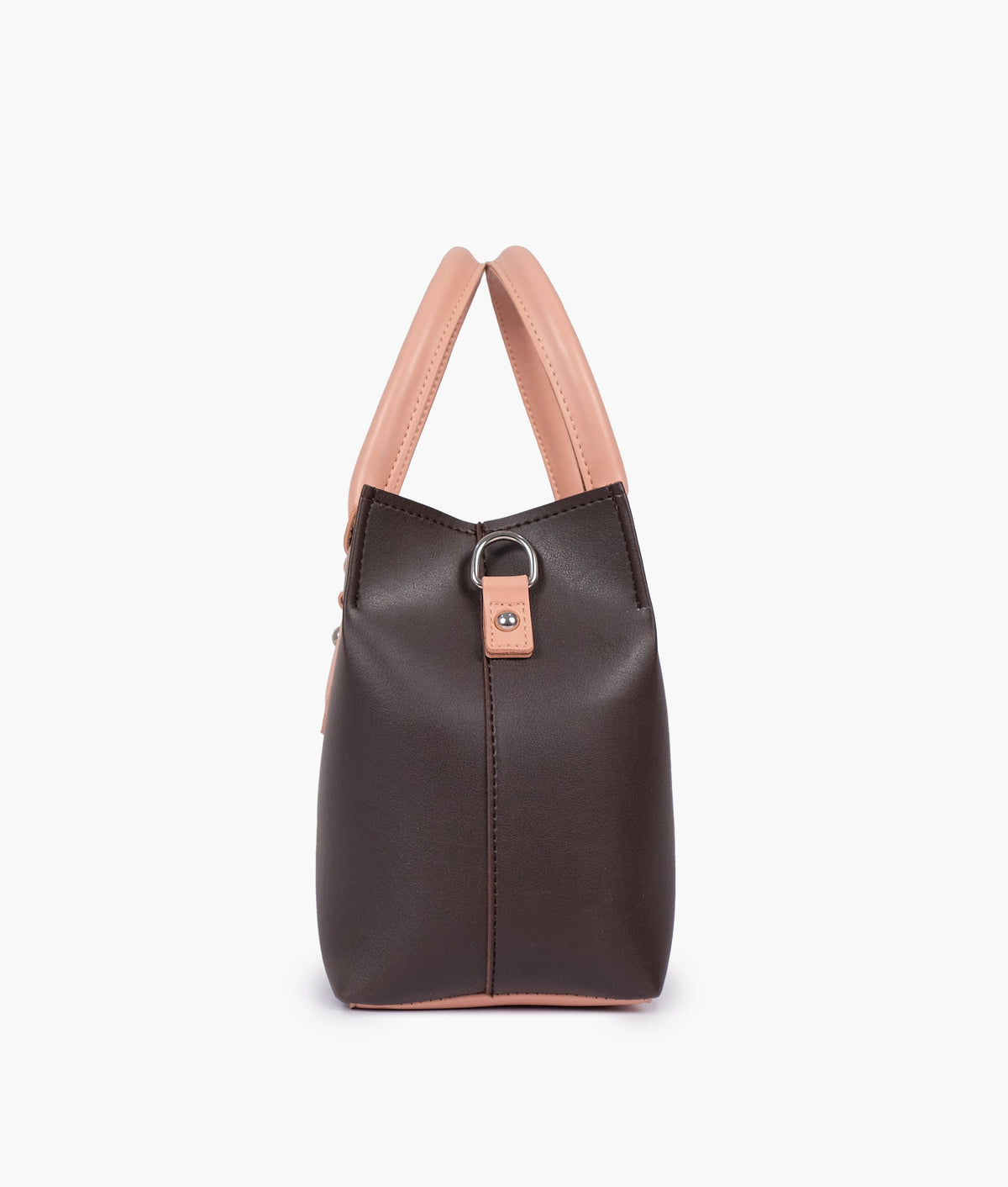 Dark brown color small satchel bag