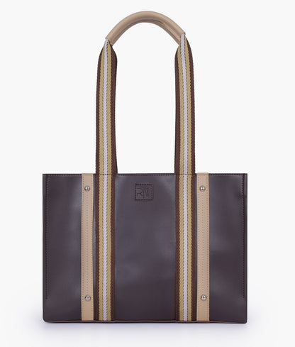 Dark brown  strap  bag