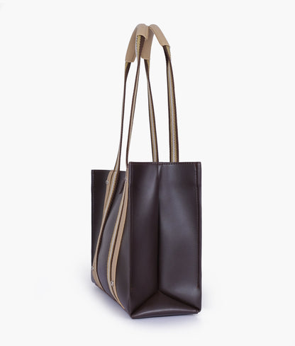 Dark brown  strap  bag