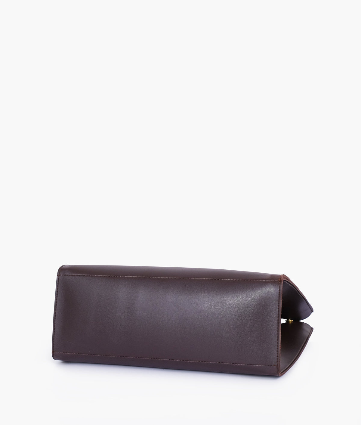 Dark brown signature tote bag for women
