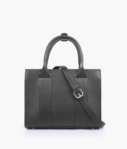 The black mini tote bag for women