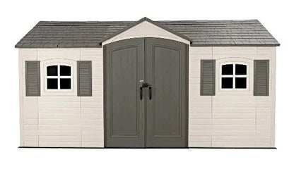 Lifetime Legacy 15×8 Plastic Storage Shed Kit w/ Floors