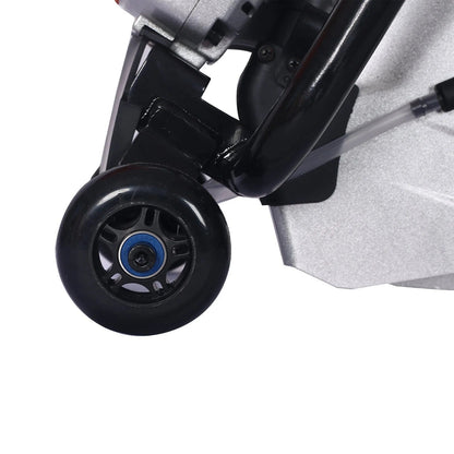 Electric 14″ Wet/Dry Concrete Cut-Off Saw with Guide Roller & Water Line Attachment