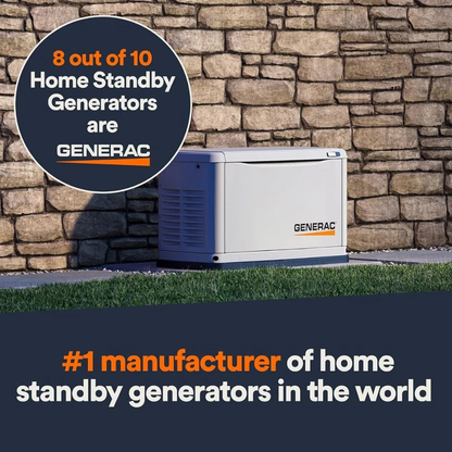 Generac 7043 22kW Air Cooled Guardian Series Home Standby Generator with 200-Amp Transfer Switch image 5