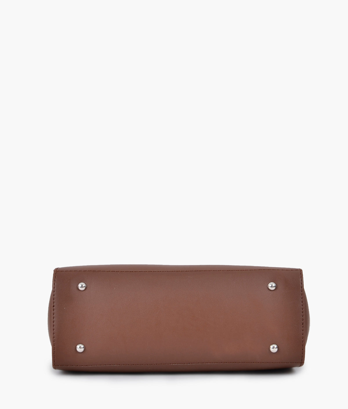 Horse brown color classic top-handle bag