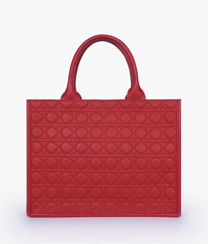 Red box tote bag