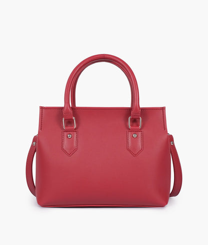 Red color small satchel bag