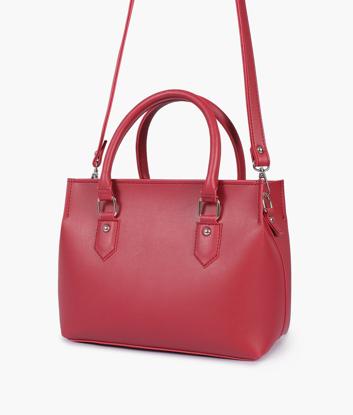 Red color small satchel bag