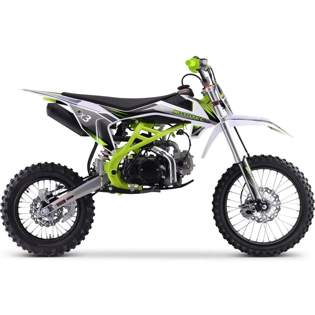 MotoTec X3 125cc 4-Stroke Gas Dirt Bikes
