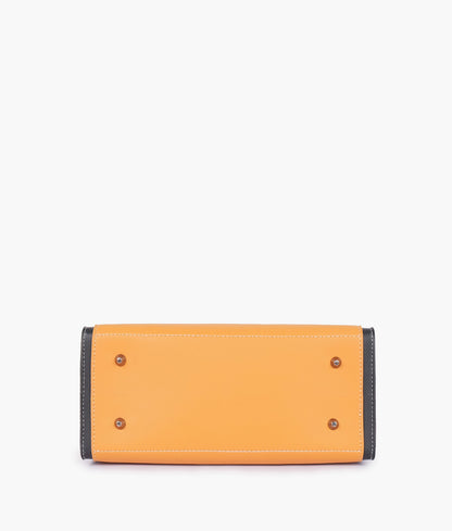Mustard color vintage handbag