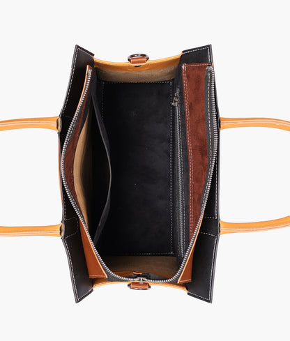 Mustard color vintage handbag