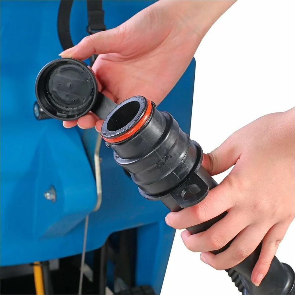 Global Industrial 18-Inch Electric Walk-Behind Auto Floor Scrubber with 12 Gallon Solution Tank