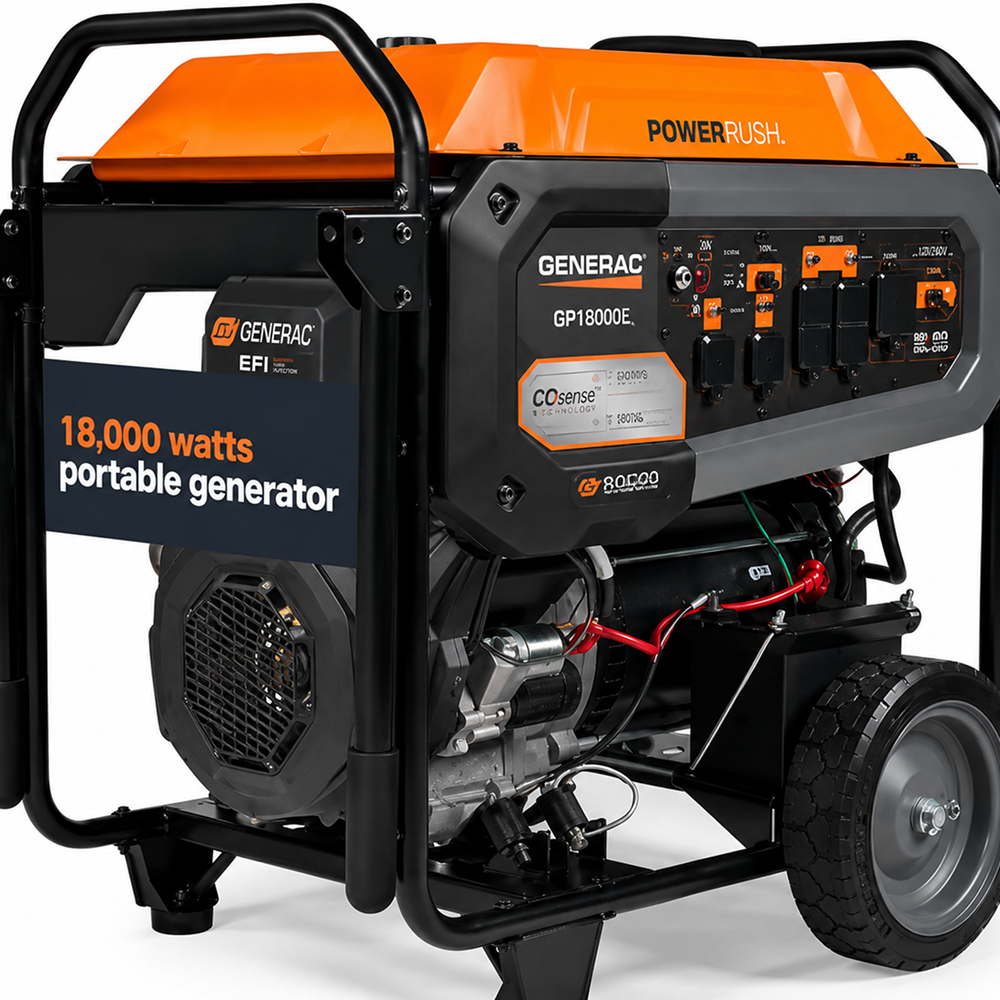 Generac 7706 Gas Powered Portable Generator 49ST