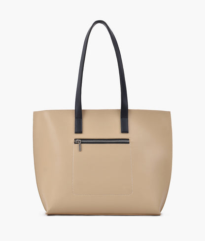 Off-white long handle tote bag for women