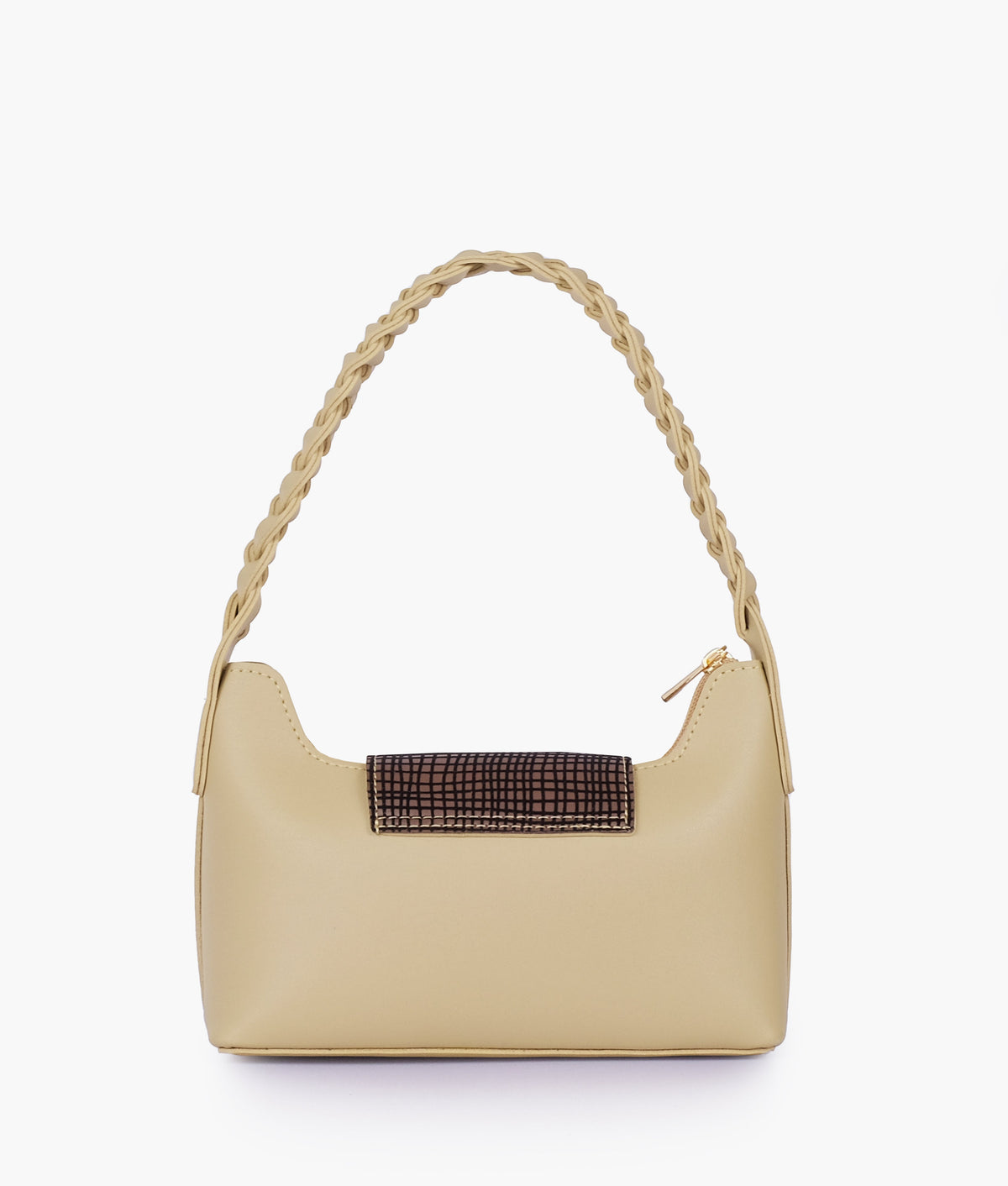 Women’s Off-White Braided Strap Purse