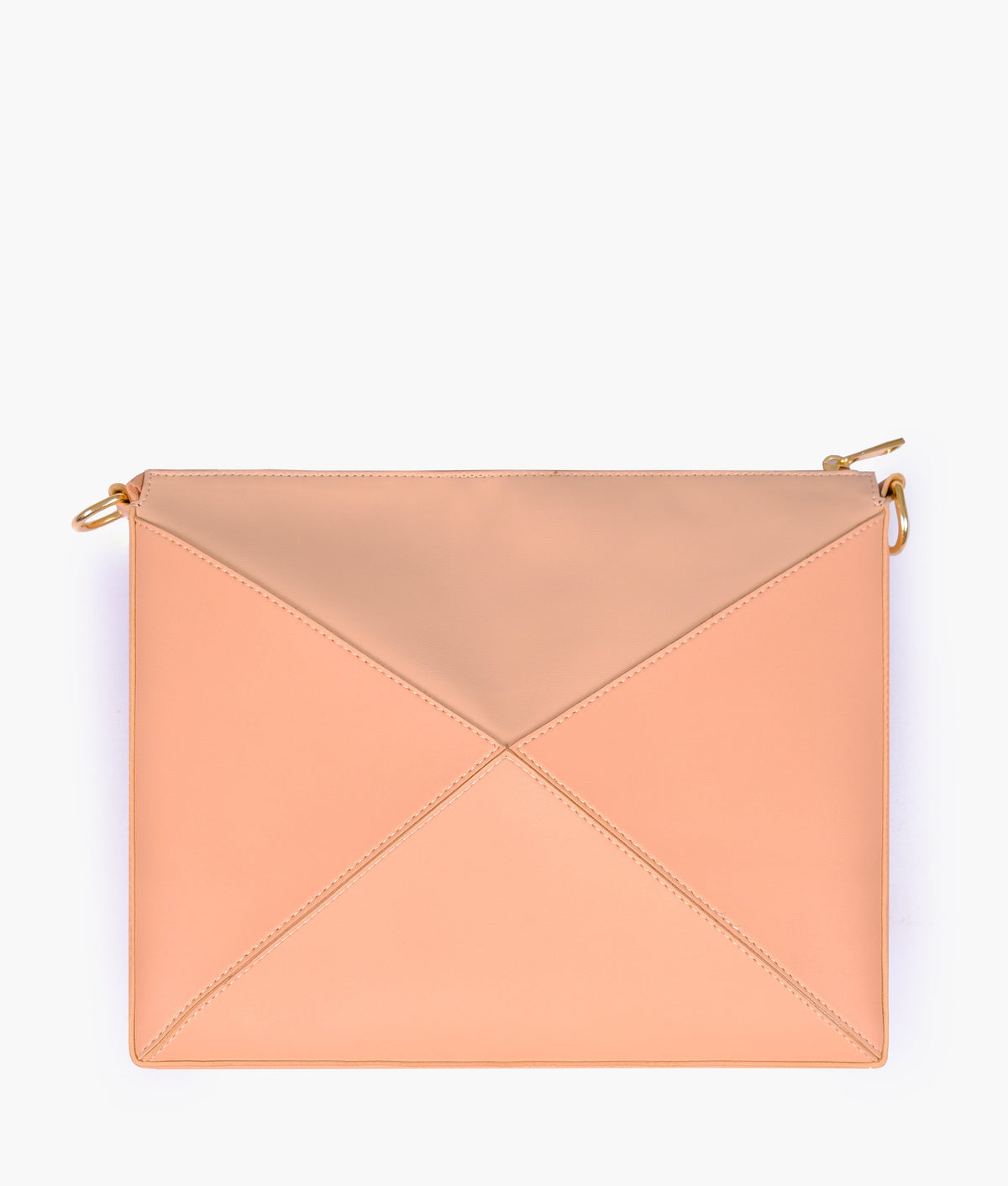 Peach color triangle flex bag