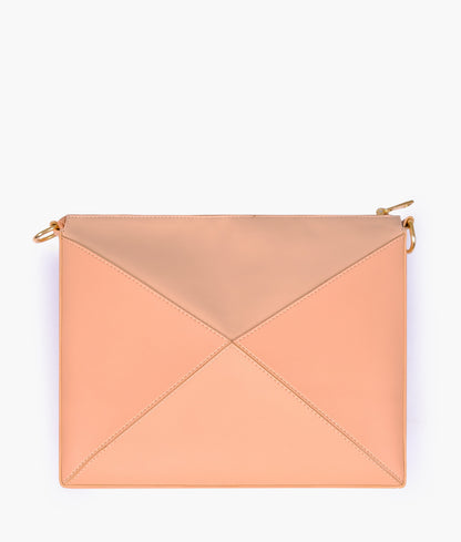 Peach color triangle flex bag