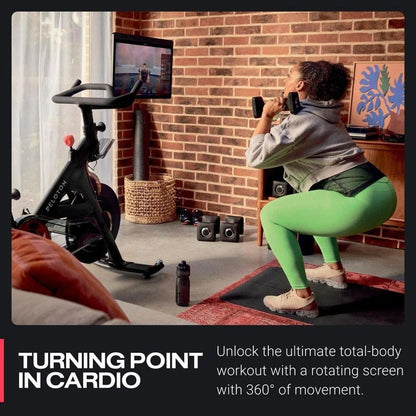 Peloton Bike+ Indoor Stationary Exercise Bike with 24鈥?HD