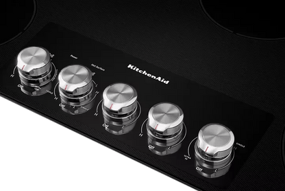KitchenAid 36″ Electric Cooktops with 5 Elements and Knob Controls